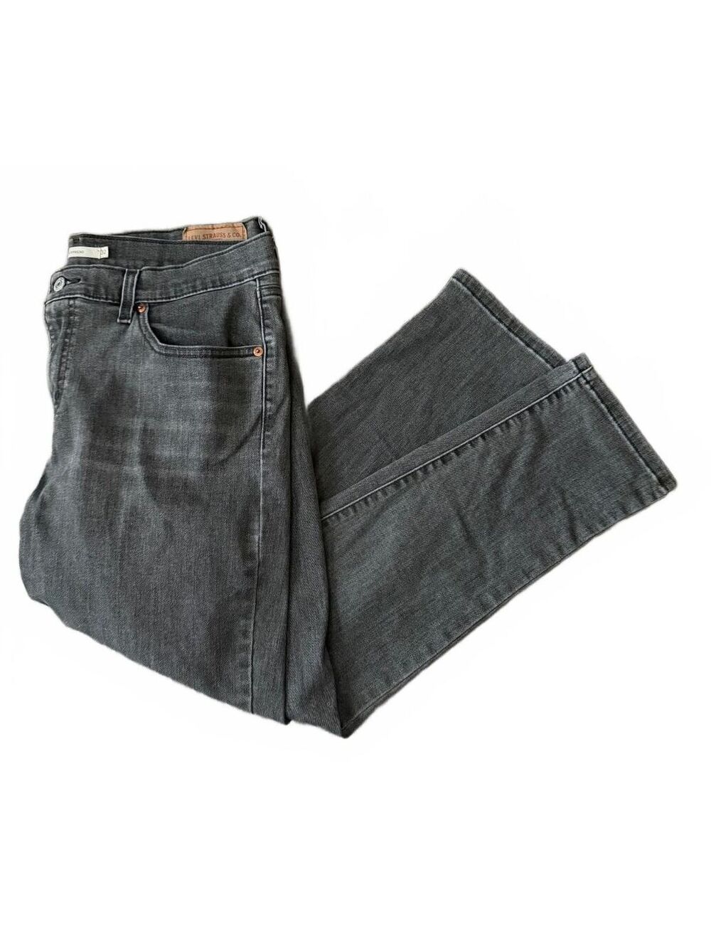 Levi Strauss & Co Boyfriend Women's Denim Jeans Waist 32 Streetwear Cropped